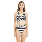 OEM designs girls swimwear high waist sexy Brazilian girl bandeau bikini female String bathing suit swimming Sexy bikini