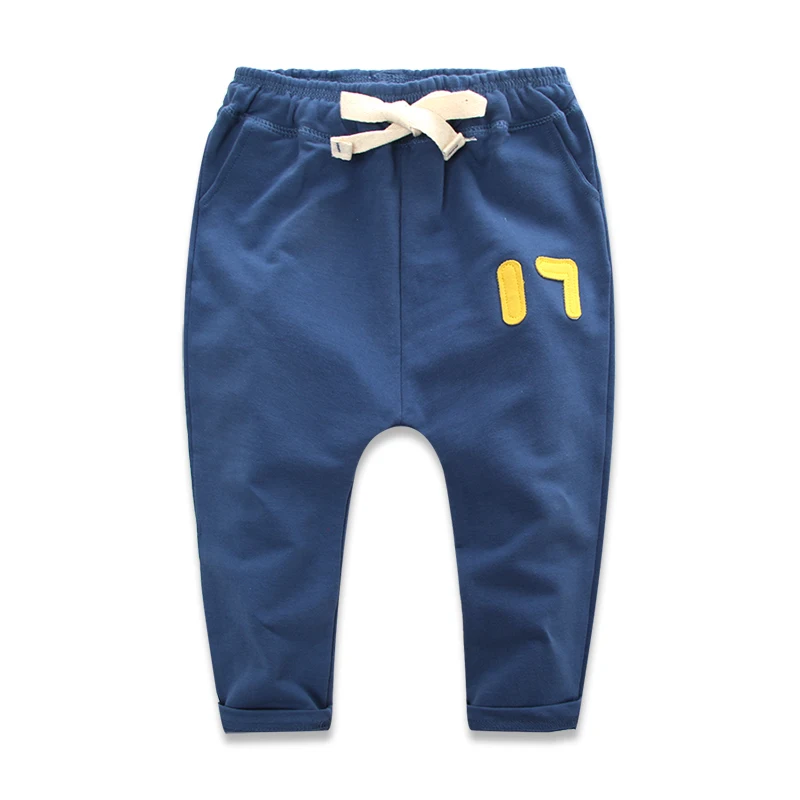 4 Color 2-7 Years Old Toddler Boys Harem Pants Cotton Terry Solid Casual Sport Pants For Baby Boy 2015 New Autumn Kids Trousers