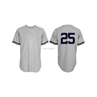 100 Polyester Custom Blank Plain Sublimated Baseball Jersey