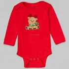 Factory direct sale breathable cotton infant romper christmas baby clothes