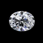 Single ros cut in Oval cut DEF synthetic white moissanite diamond 10*12mm