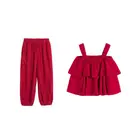 Girls summer cool and refreshing sun-top set/ Kids summer wear clothing set