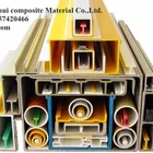 ISO certified structural profiles of frp grp fiberglass