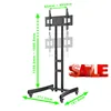 Mobile Height Adjustable TV Stand For 32"-70" LCD Flat Panels