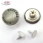 Fashion Custom Made Metal Jeans Buttons Crafting