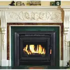 Indoor Fireplace Marble Hot Fireplace Mantel Hearth Decorating Marble Fireplace