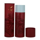 OEM custom design cardboard paper packaging round tube with UV for Wine