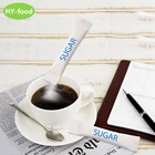 Airline sugar sachet for coffee and tea, custom label sugar packets