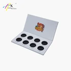 CMYK printing 8 pan eyeshadow palette packaging cardboard box