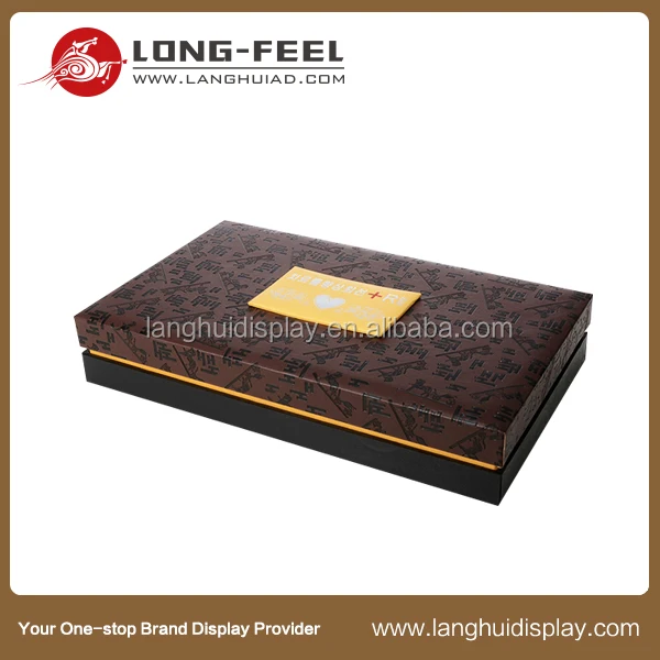 cosmetic gift box luxury pack insert with silk cloth pad vellum