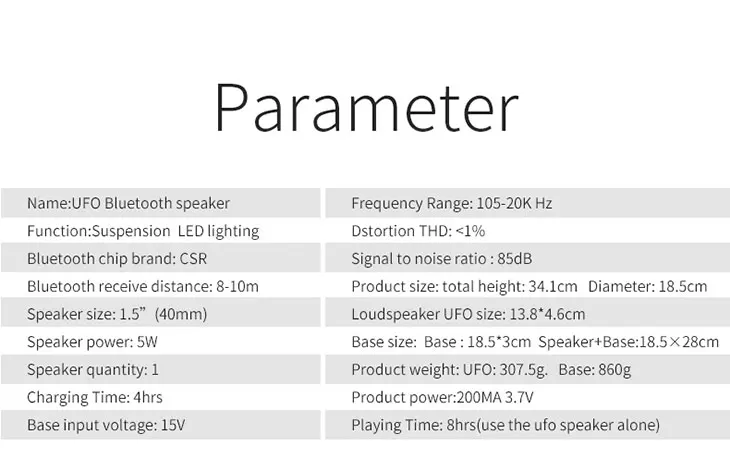 2018 High-End Flying Floating Speaker Ufo Design intelligent professional audio - ANKUX Tech Co., Ltd