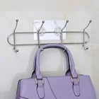 Metal Wall Mounted Coat Rack Bag Or Key Holder With Hooks