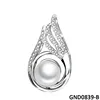 Pearl mounting pendant 925 Sterling Silver Jewelry cz pave setting jewellery factory direct sale