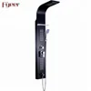 Fyeer popular stainless steel black shower panel with massage function