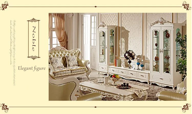 Antique High Living Room Wooden furniture lcd TV Stand pfy10043