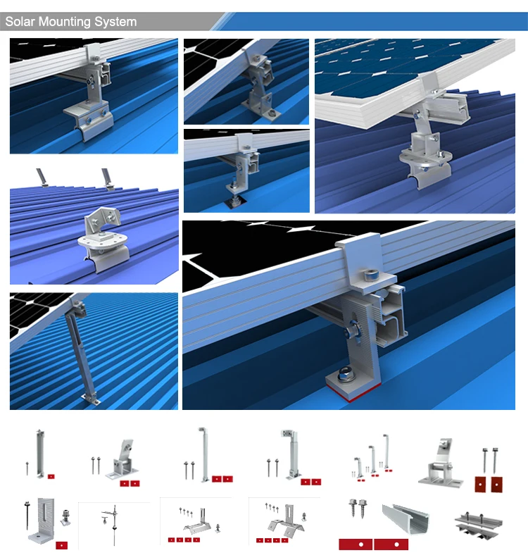 Solar Panel Metal Roof Mounting Kit, View Solar Panel Roof 