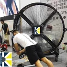 220V Electric BLDC Motor Outdoor Waterproof Wheeled Mobile HVLS Industrial Stand Fans