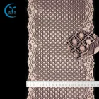 Hot selling stretch pink lace trim border for lingerie