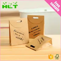 design cardboard die cut paper gift bag made in china