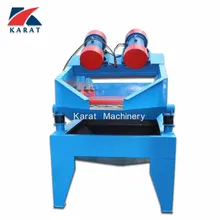 Dewatering linear vibrating screen for coal mining