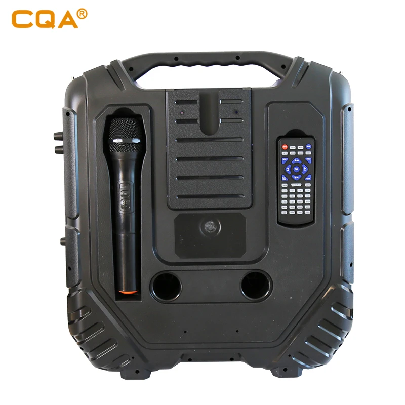 CQA DJ MUSIC SYSTEM ALTAVOZ KARAOKE 4" PORTABLE PARTY DJ SPEAKER WITH LED SCREEN AND TRI-POD TYPE PA STAND - ANKUX.COM