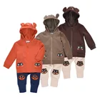 Embroidered Raccoon Sweater Set For Children Winter Clothes