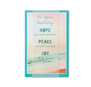 factory direct making happy birthday gift card/paper cards with