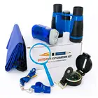 2018 Hot STEM Toy Outdoor Explorer Kit for Kids Binoculars Magnifying Glass & Backpack Exploration Kit for Kids