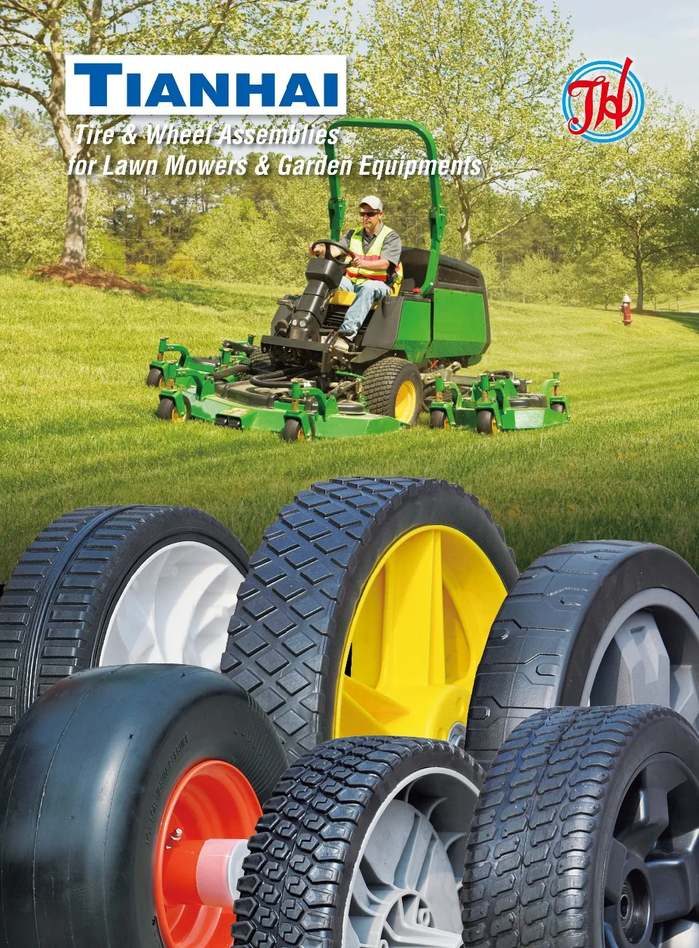 flat free tires for zero turn mowers