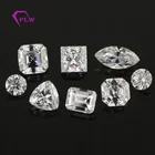 all shapes round cushion oval pear emerald marquise fancy cut color green black moissanite factory price
