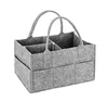 Popular design new style hot sale soft women shopping felt basket bulk organizer portable felt storage bag