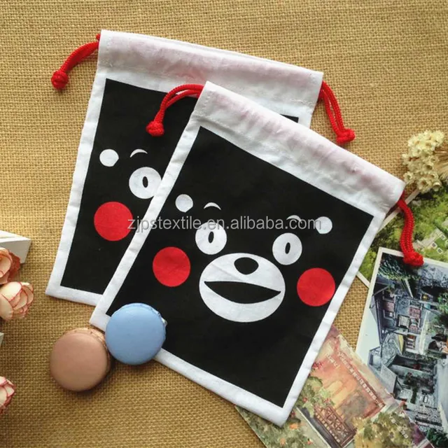 cotton drawstring bag gift bag drawstring tote custom coin