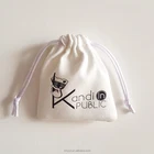 custom suede jewelry drawstring bag pouch with logo wholesale