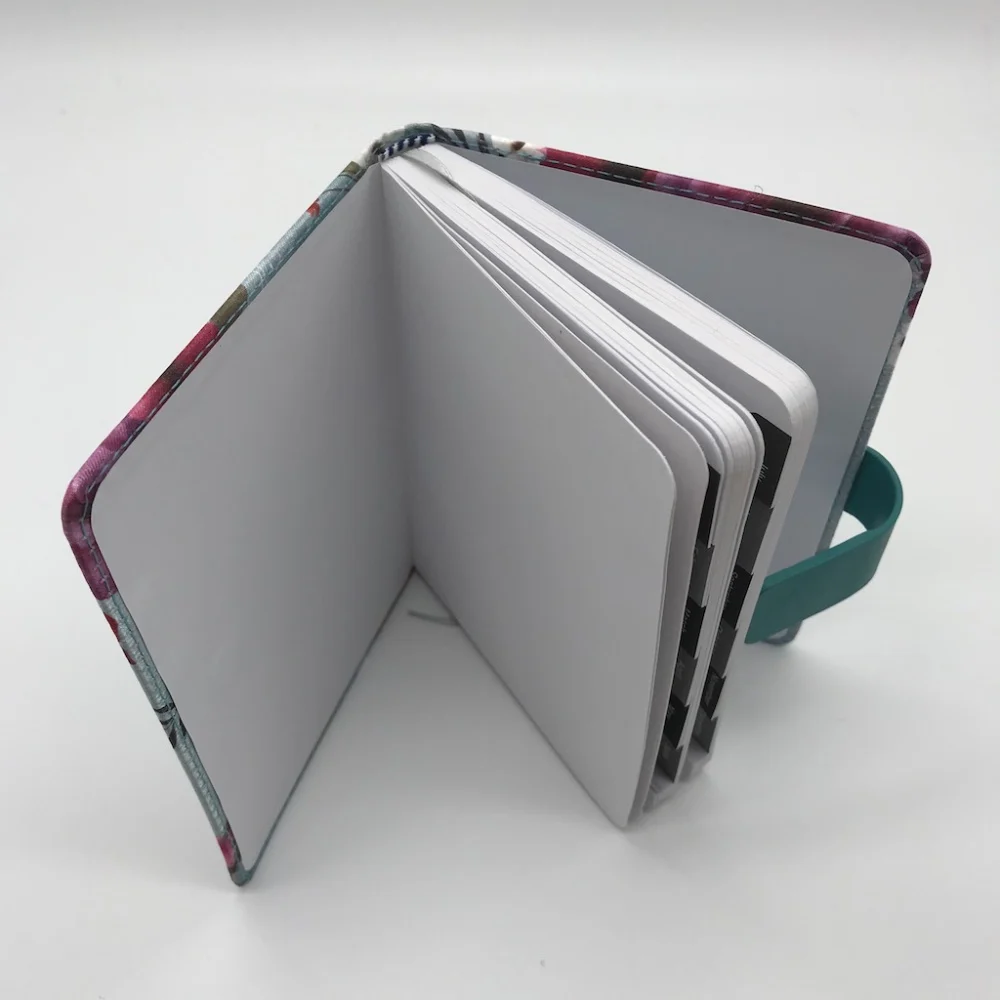 silk cloth cover personalized 2020 diary notebook