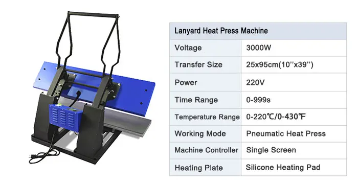 Wholesale Price High Quality Lanyard Heat Press Machine