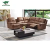 Top Quality Living Room Furnitures Leather Corner Recliner Sofa Cum Bed,Chinese Manufacturer Recliner Corner Sofa