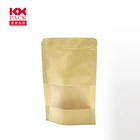 Ready Stock Standup Small Kraft Paper Bag With Ziplock