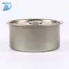 customized 0.16mm empty pop-top can round metal tin can with easy open lid