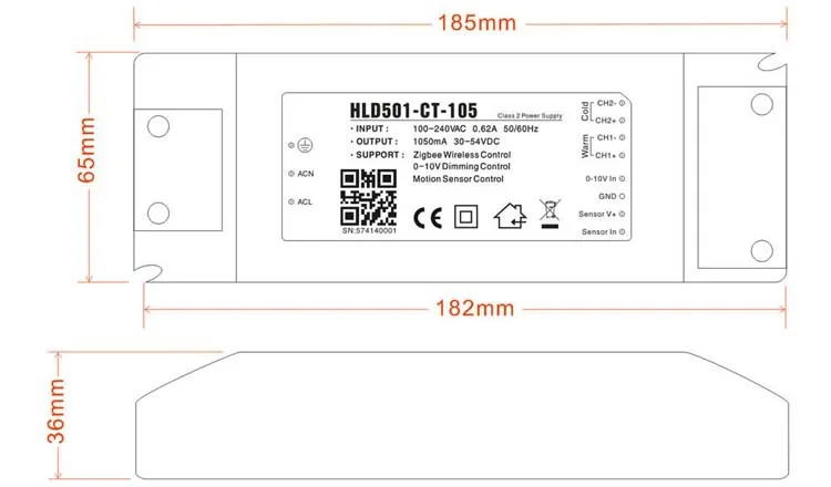 powerful dimmable support motion sensor zibee light control led constant current driver - ANKUX.COM