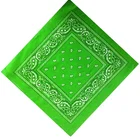 Wholesale Soft Hip Hop Girl Bandanas 100% Cotton Paisley Print Square Bandana