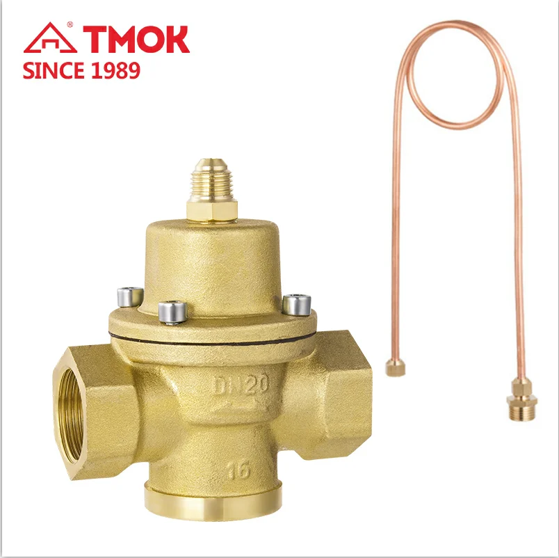 Forged Brass Self-Operated Automatic Differential Pressure Control Valve
