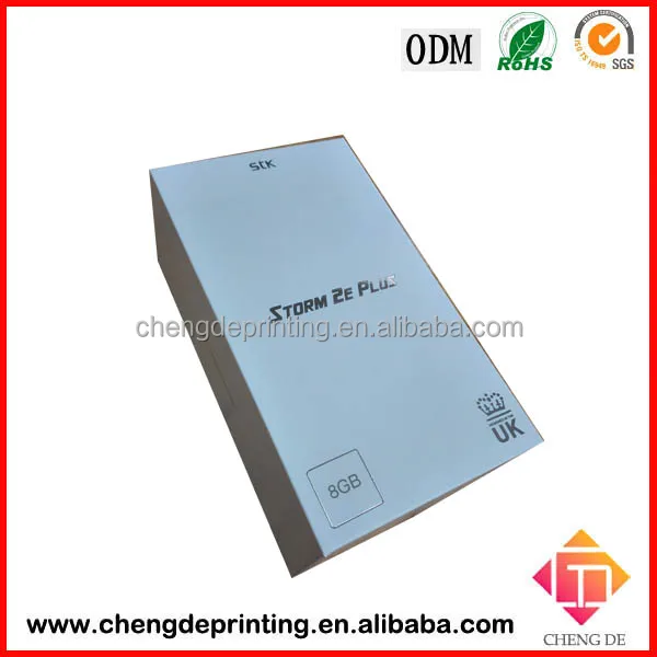 factory custom made cell phone gift box,cell phone retail box