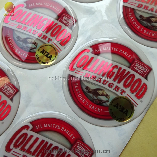 custom epoxy sticker , clear epoxy resin sticker, dome stickers