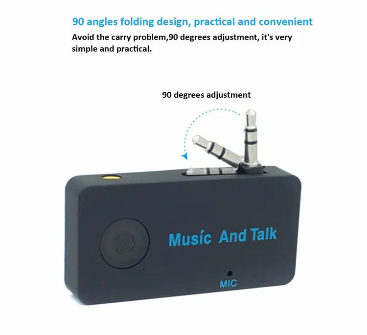 Cheap audio jack bluetooth transmitter receiver 3.5mm jack aux audio receiver - ANKUX.COM