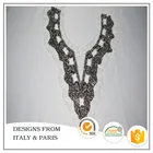 Clothes Neckline Italian Designs Neckline Applique for Garment