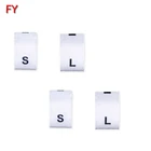 high quality woven smooth soft satin garment letter size label