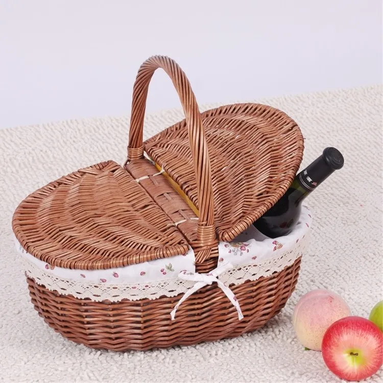 Hotsell Cheap Large Empty Wicker Picnic Baskets With