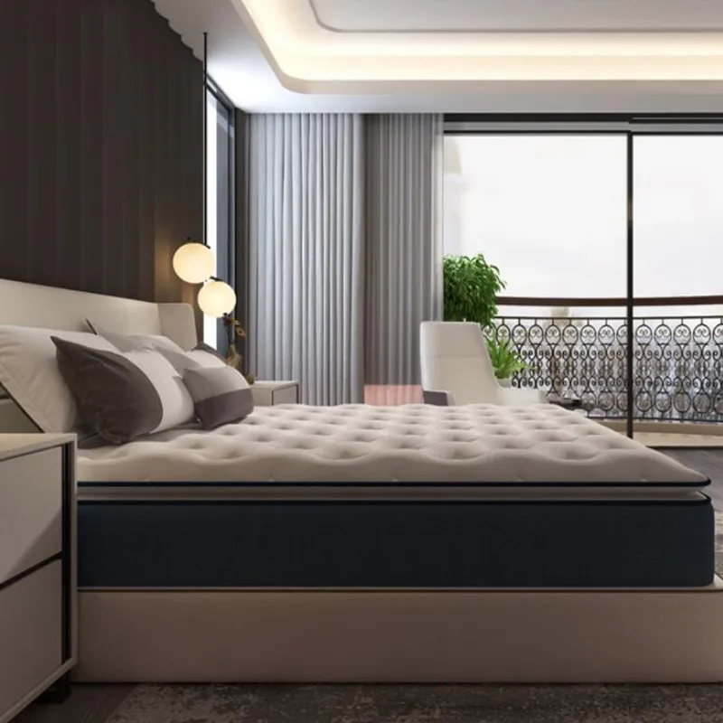 hotel 10" inch thick roll up queen gel memory foam bamboo mattress - Jozy Mattress | Jozy.net