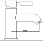 Uk Faucet Brass Faucet Zhejiang Yuhuan Wholesale UK Market Single Lever Economic Brass Mono Basin Faucet