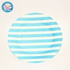 Current kids birthday party supplies colorful blue striped checron party decoration wedding bachelorette paper plate